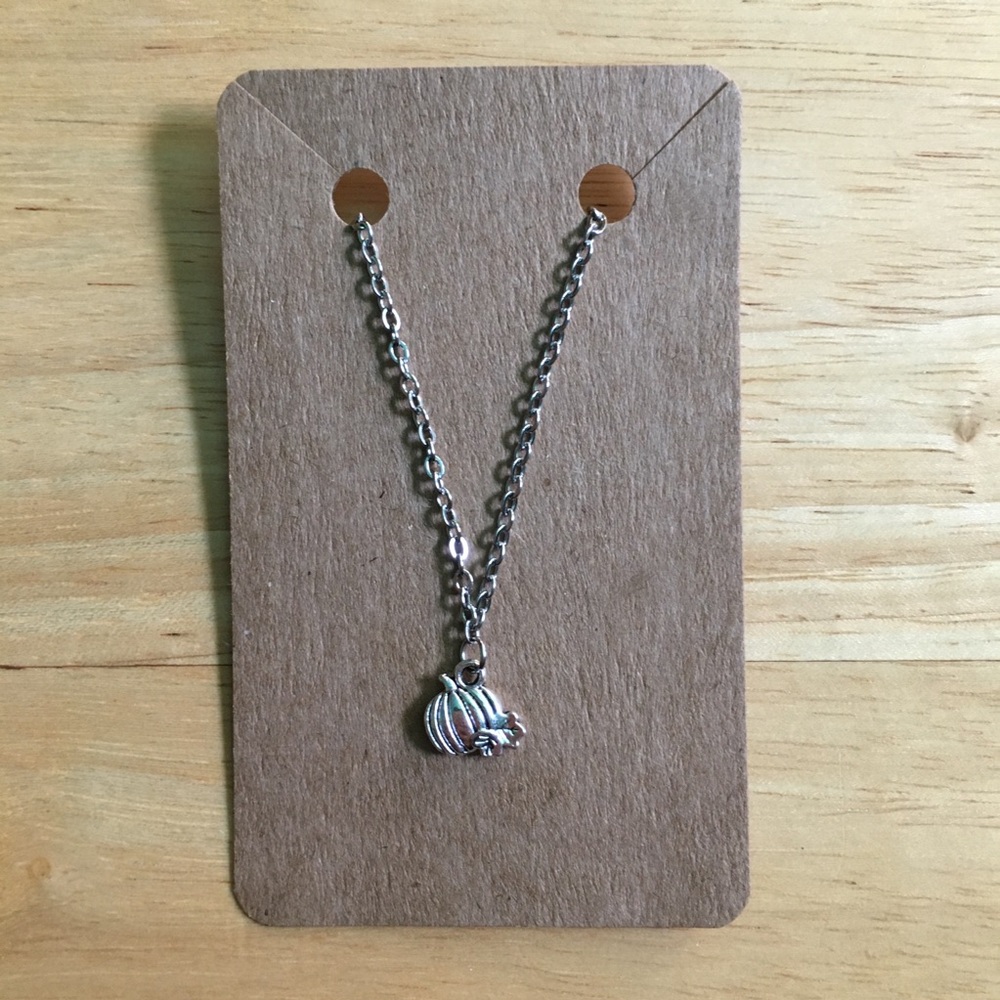 Handmade Fall Pumpkin Necklace